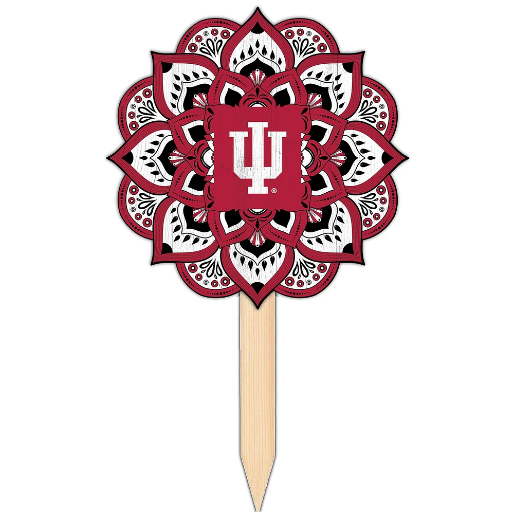 Indiana Hoosiers 18'' x 12'' Mandala Yard Stake