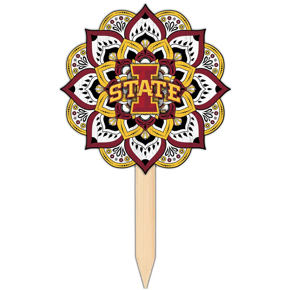 Iowa State Cyclones 18'' x 12'' Mandala Yard Stake