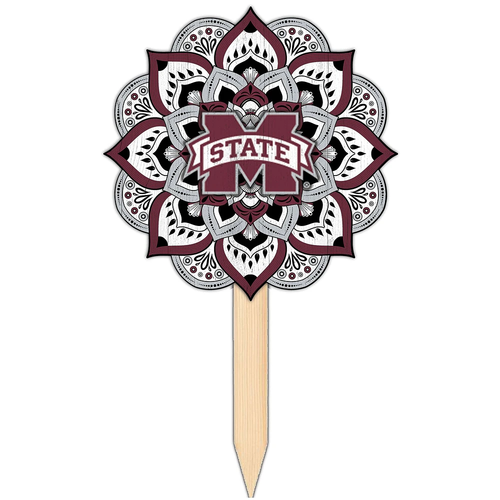 Mississippi State Bulldogs 18'' x 12'' Mandala Yard Stake
