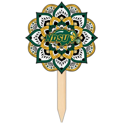 NDSU Bison 18'' x 12'' Mandala Yard Stake