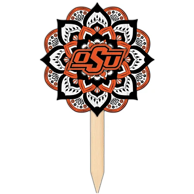 Oklahoma State Cowboys 18'' x 12'' Mandala Yard Stake