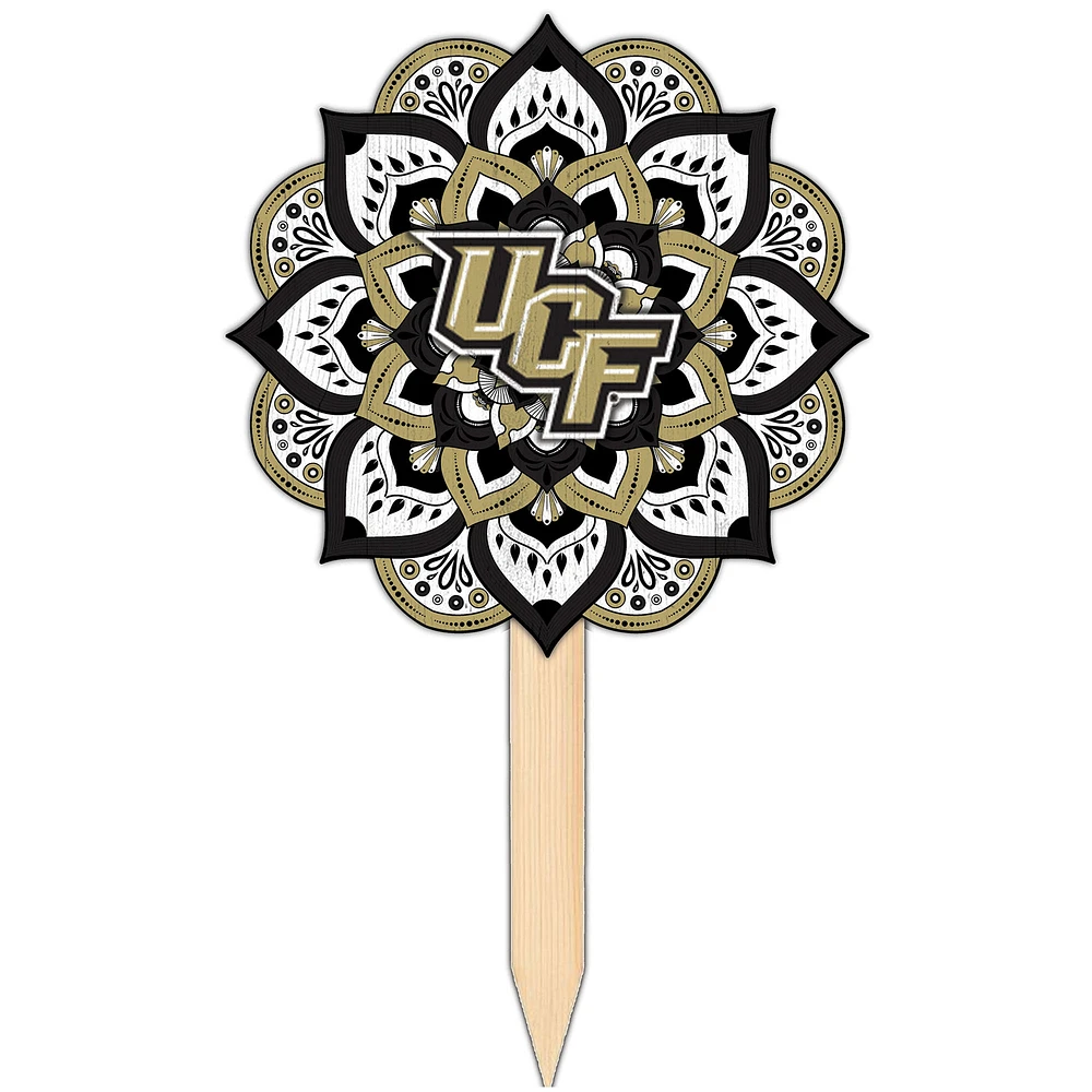 UCF Knights 18'' x 12'' Mandala Yard Stake