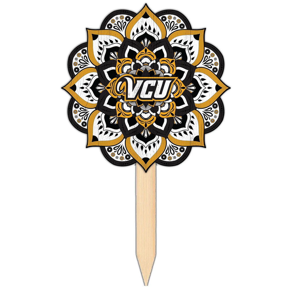 VCU Rams 18'' x 12'' Mandala Yard Stake