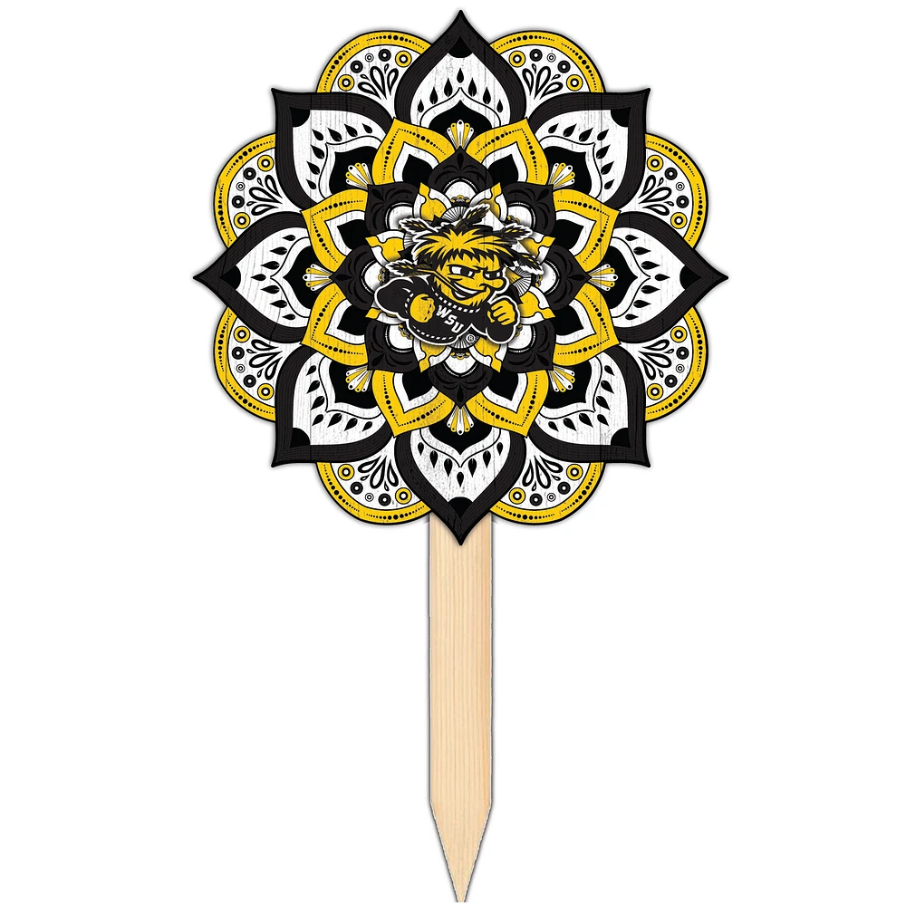 Wichita State Shockers 18'' x 12'' Mandala Yard Stake