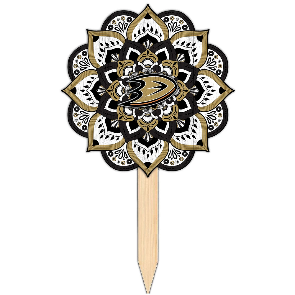 Anaheim Ducks 18'' x 12'' Mandala Yard Stake