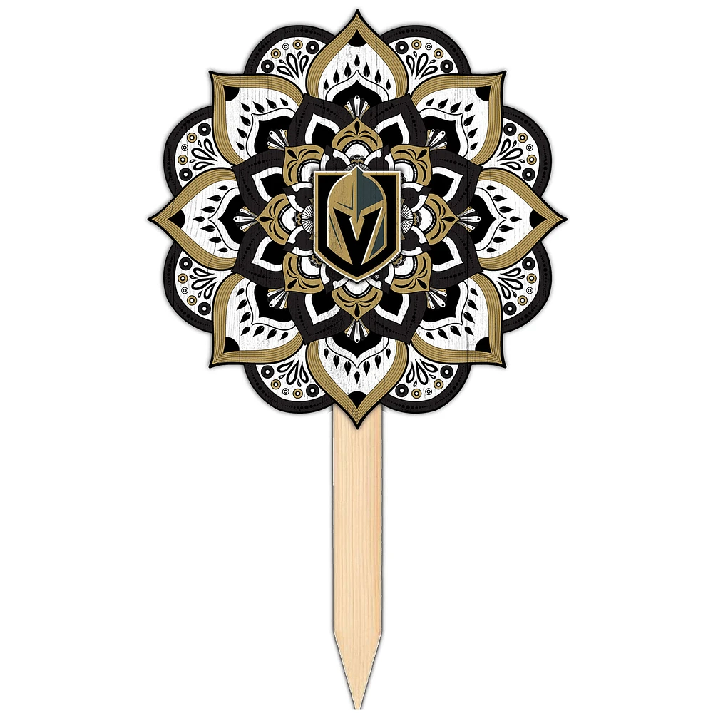 Vegas Golden Knights 18'' x 12'' Mandala Yard Stake