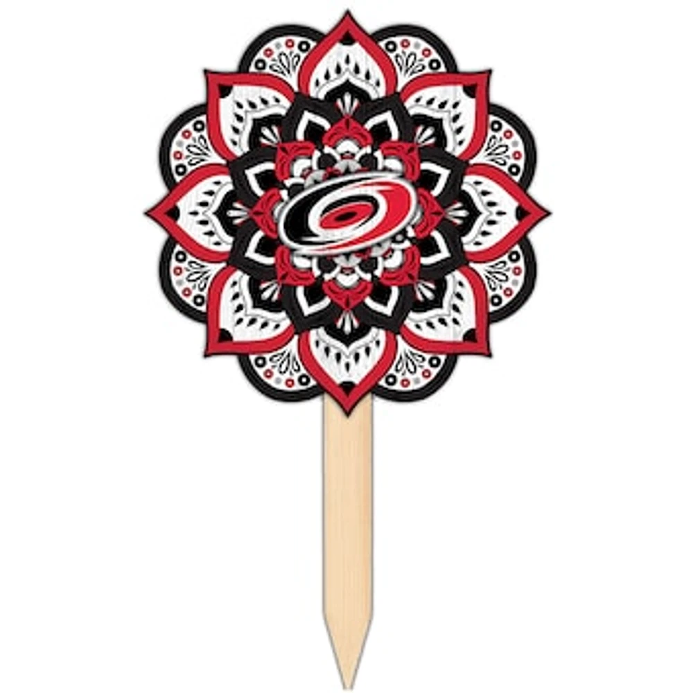 Carolina Hurricanes 18'' x 12'' Mandala Yard Stake