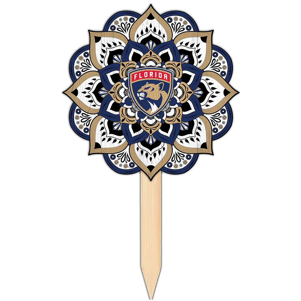 Florida Panthers 18'' x 12'' Mandala Yard Stake