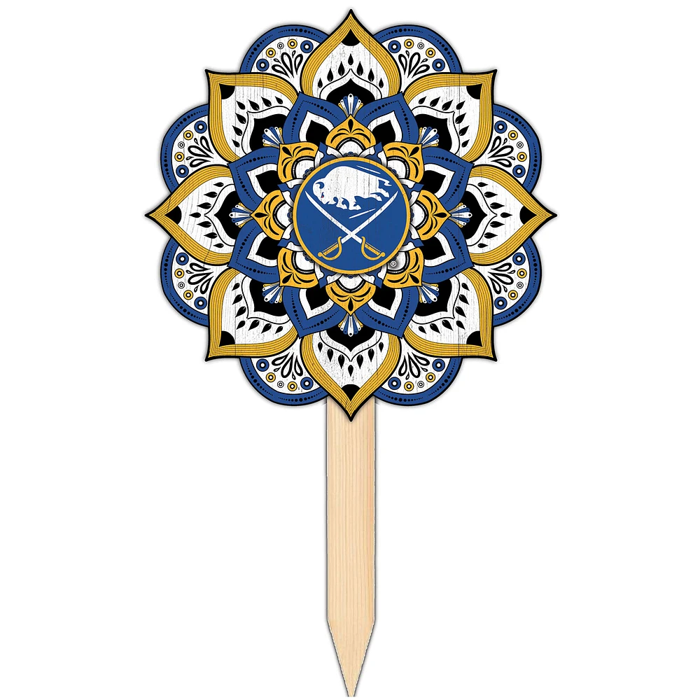Buffalo Sabres 18'' x 12'' Mandala Yard Stake