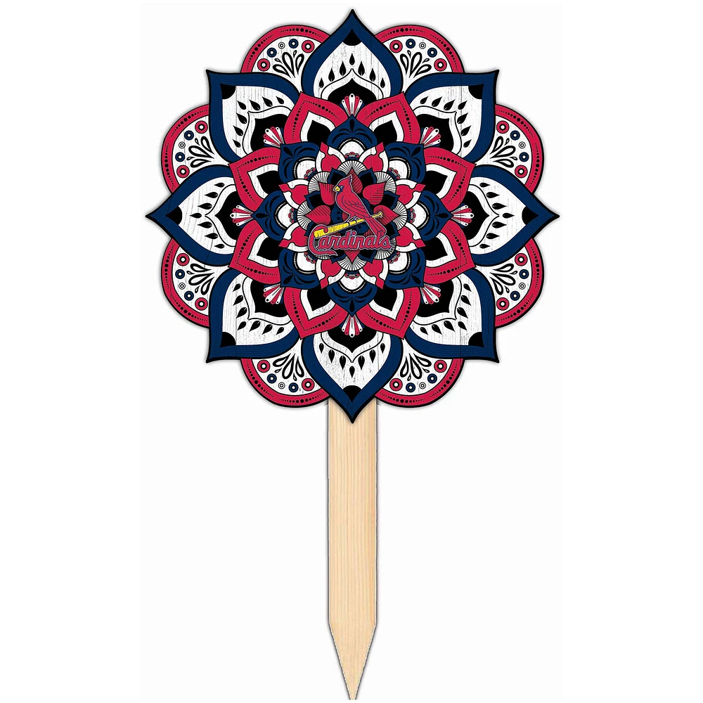 St. Louis Cardinals 18'' x 12'' Mandala Yard Stake