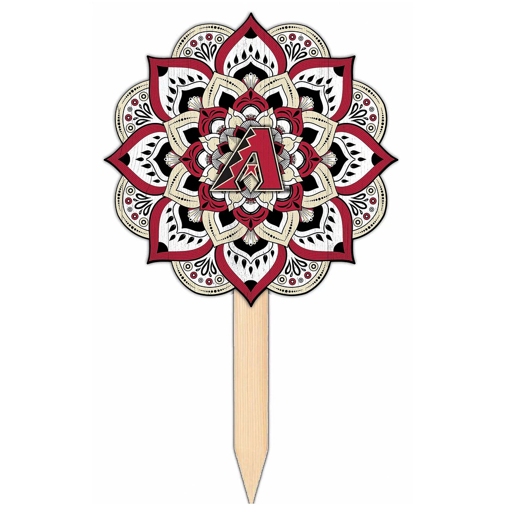 Arizona Diamondbacks 18'' x 12'' Mandala Yard Stake