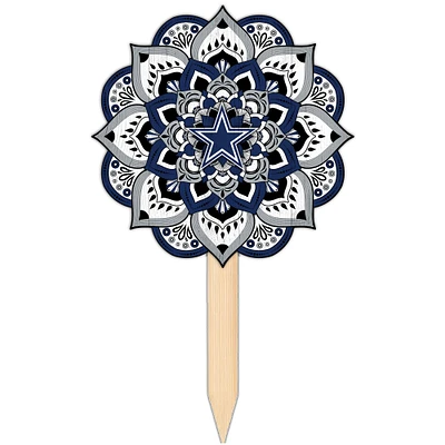 Dallas Cowboys 18'' x 12'' Mandala Yard Stake