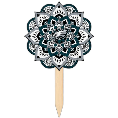 Philadelphia Eagles 18'' x 12'' Mandala Yard Stake