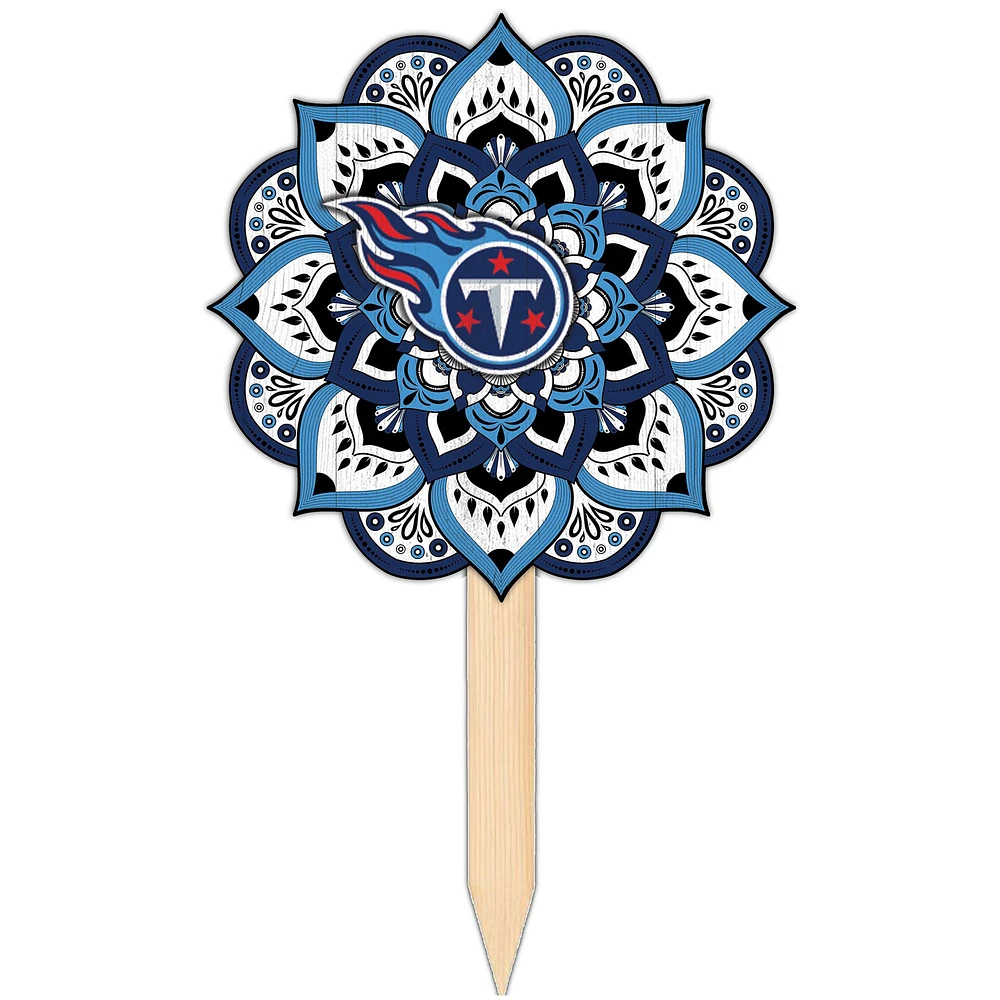 Tennessee Titans 18'' x 12'' Mandala Yard Stake