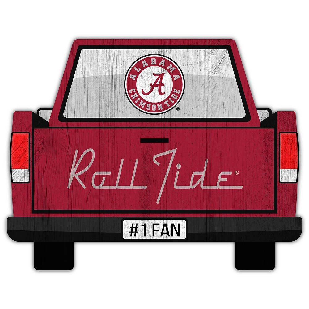 Alabama Crimson Tide 12'' x 12'' Truck Back Décor