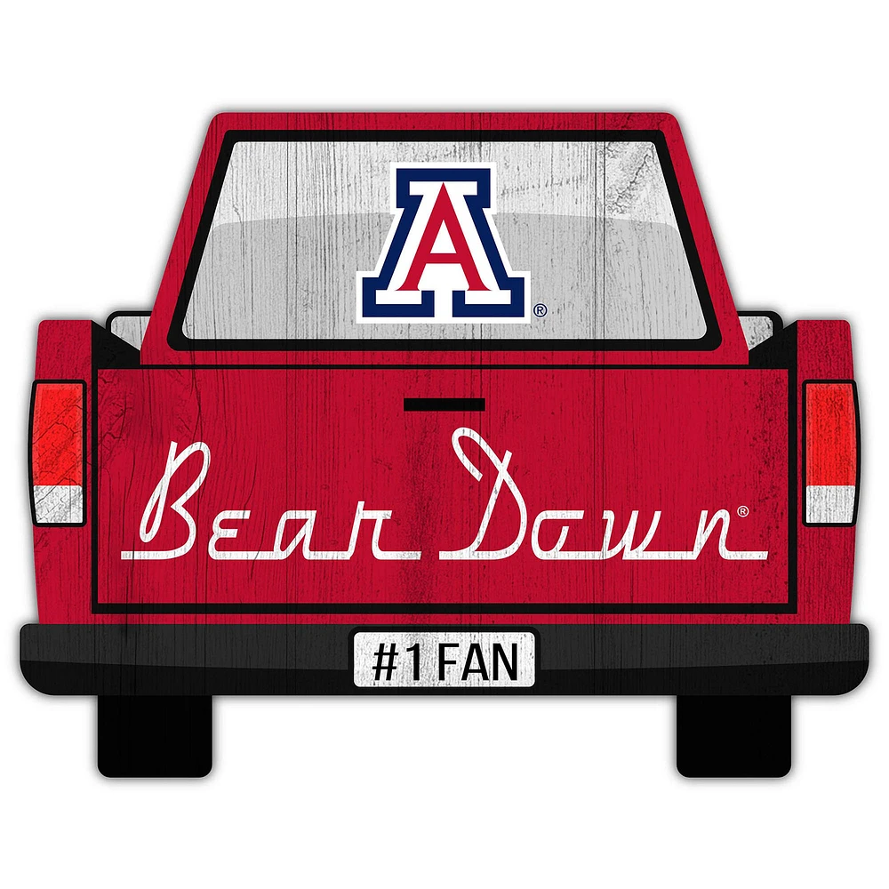 Arizona Wildcats 12'' x 12'' Truck Back Décor