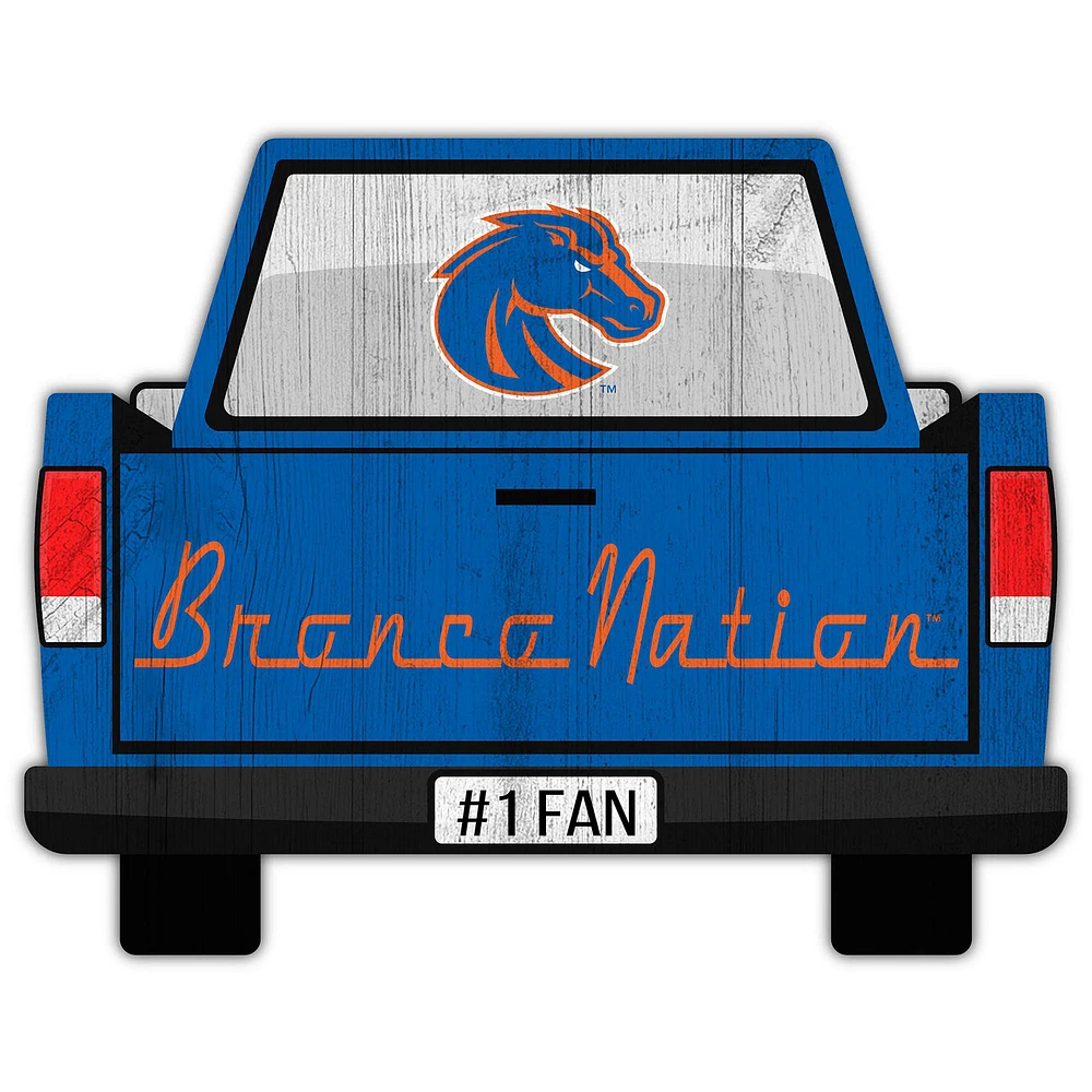 Boise State Broncos 12'' x 12'' Truck Back Décor