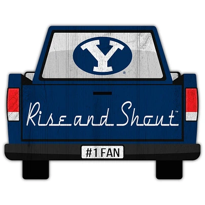 BYU Cougars 12'' x 12'' Truck Back Décor
