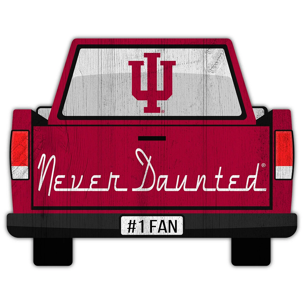 Indiana Hoosiers 12'' x 12'' Truck Back Décor