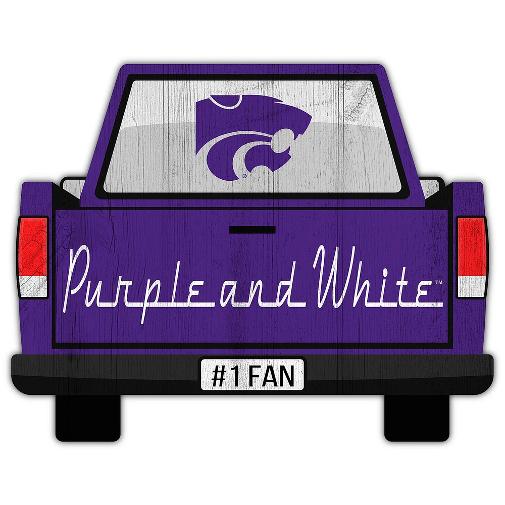 Kansas State Wildcats 12'' x 12'' Truck Back Décor