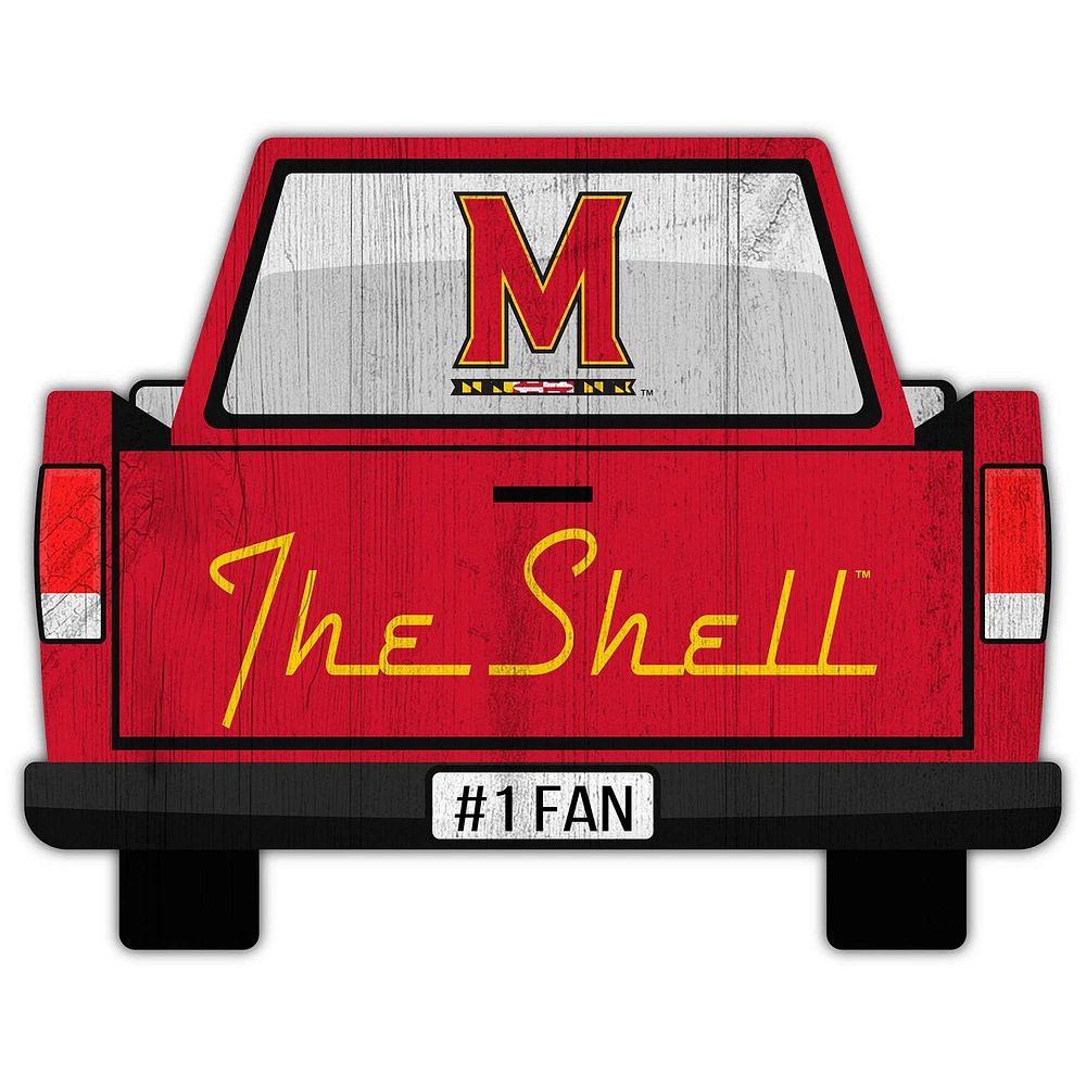 Maryland Terrapins 12'' x 12'' Truck Back Décor