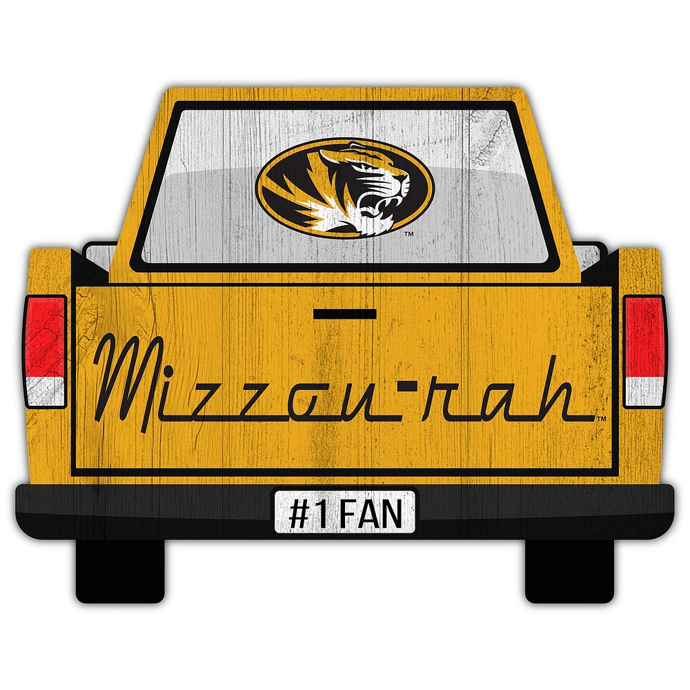 Missouri Tigers 12'' x 12'' Truck Back Décor