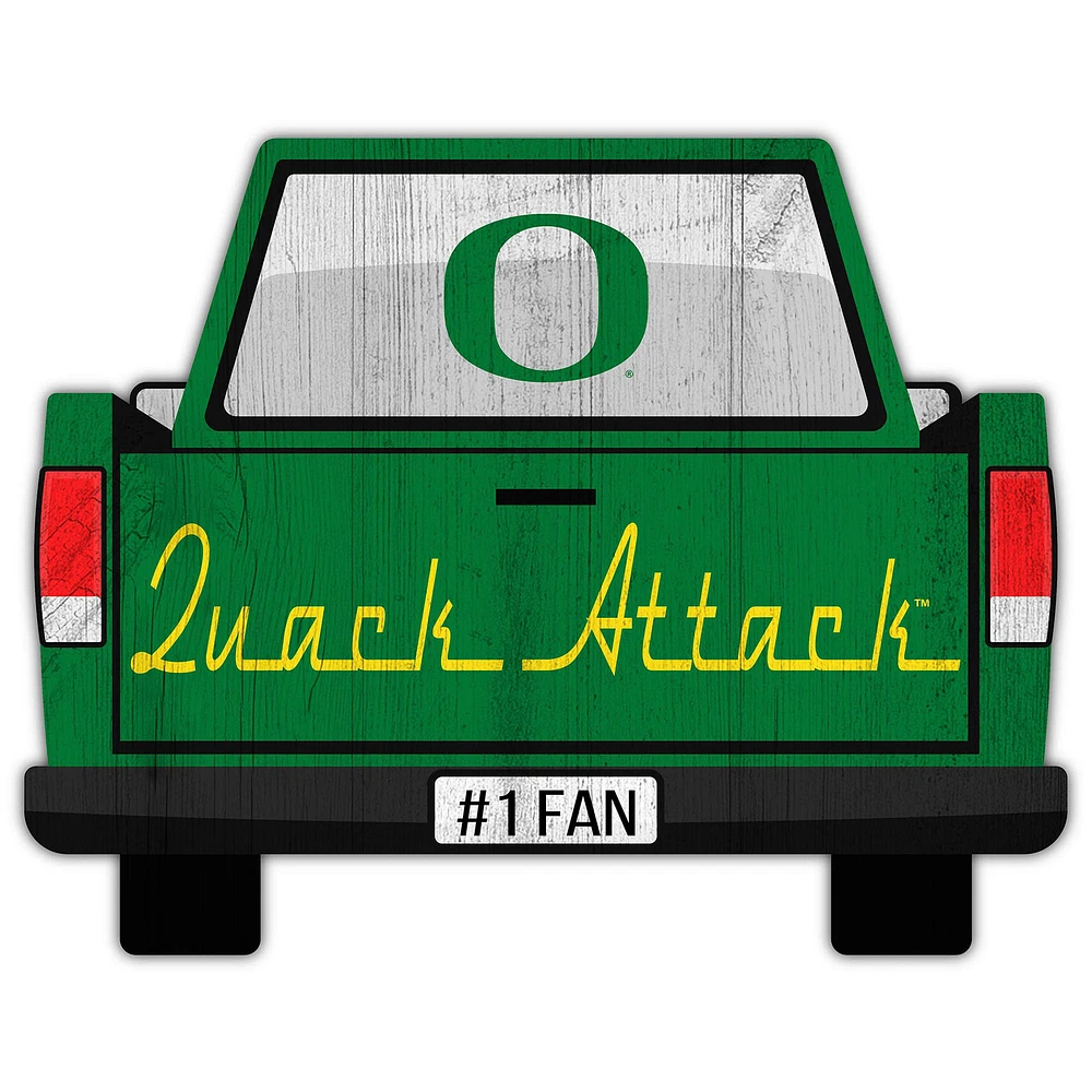 Oregon Ducks 12'' x 12'' Truck Back Décor