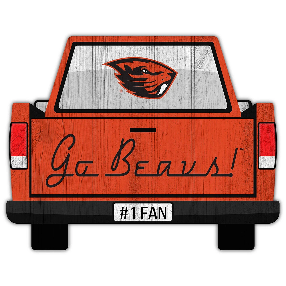 Oregon State Beavers 12'' x 12'' Truck Back Décor