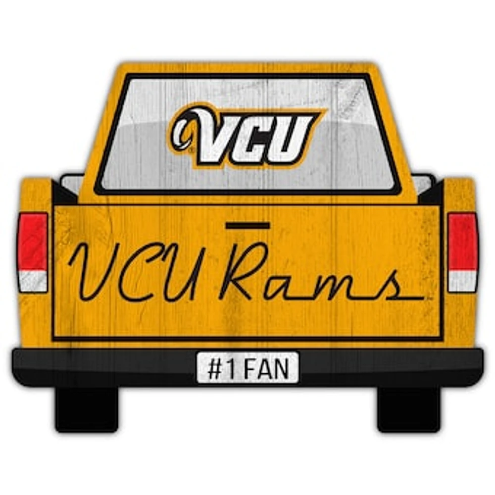 VCU Rams 12'' x 12'' Truck Back Décor