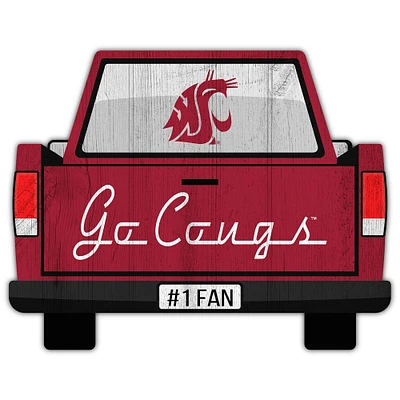 Washington State Cougars 12'' x 12'' Truck Back Décor