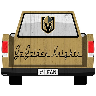 Vegas Golden Knights 12'' x 12'' Truck Back Décor