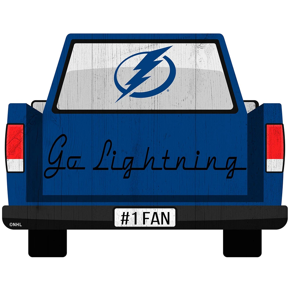 Tampa Bay Lightning 12'' x 12'' Truck Back Décor