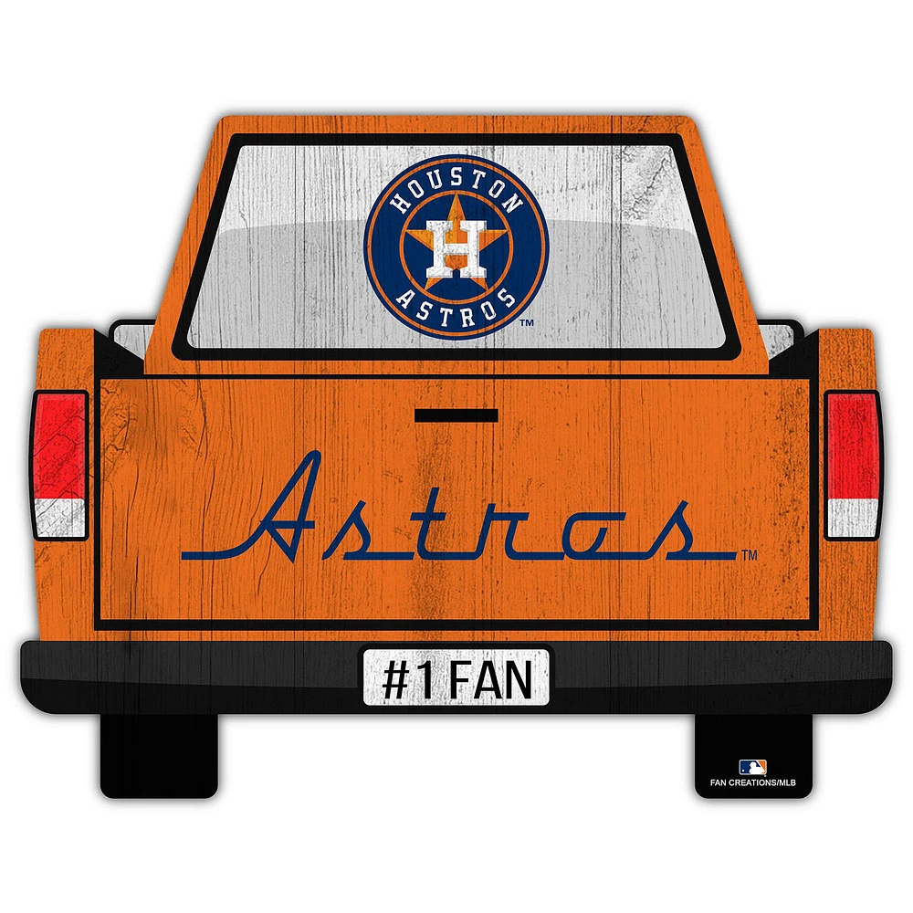 Houston Astros 12'' x 12'' Truck Back Décor