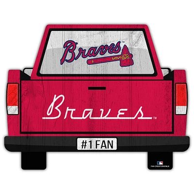 Atlanta Braves 12'' x 12'' Truck Back Décor