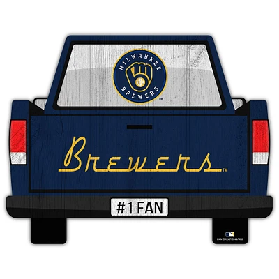 Milwaukee Brewers 12'' x 12'' Truck Back Décor