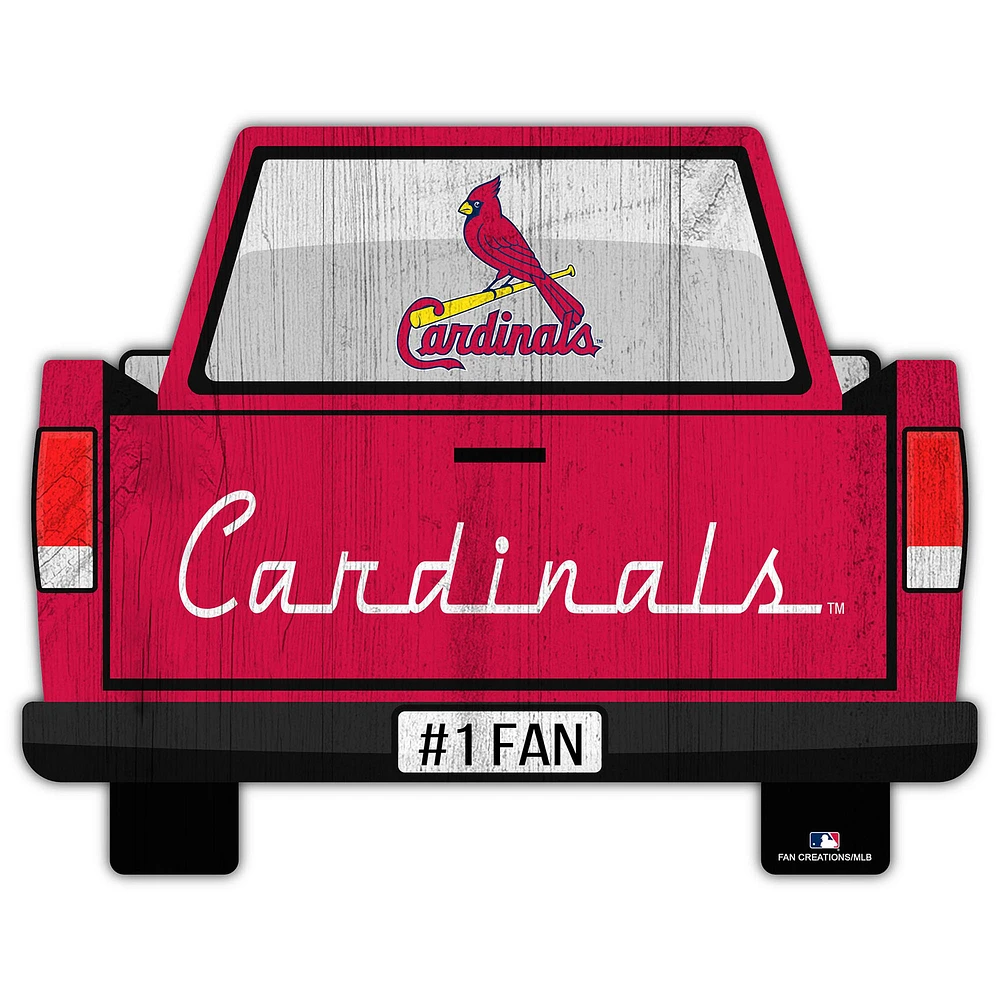 St. Louis Cardinals 12'' x 12'' Truck Back Décor