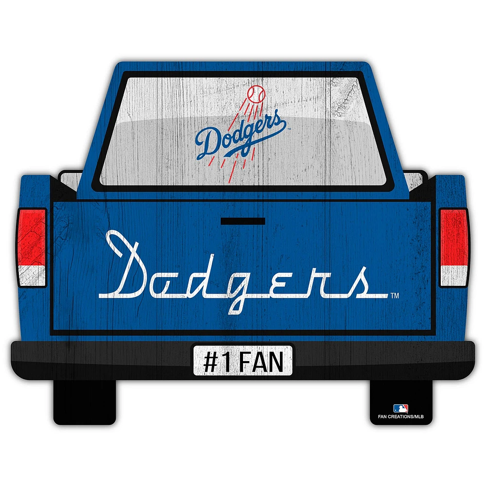 Los Angeles Dodgers 12'' x 12'' Truck Back Décor