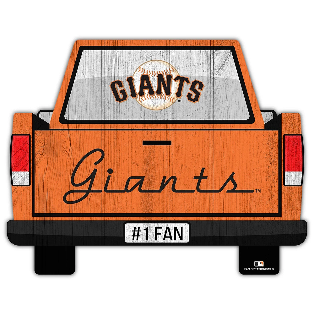 San Francisco Giants 12'' x 12'' Truck Back Décor
