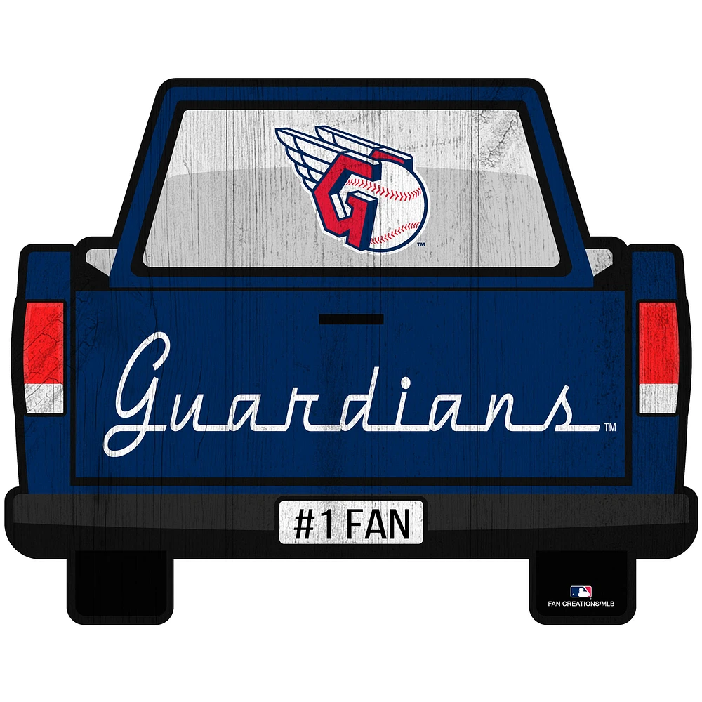 Cleveland Guardians 12'' x 12'' Truck Back Décor