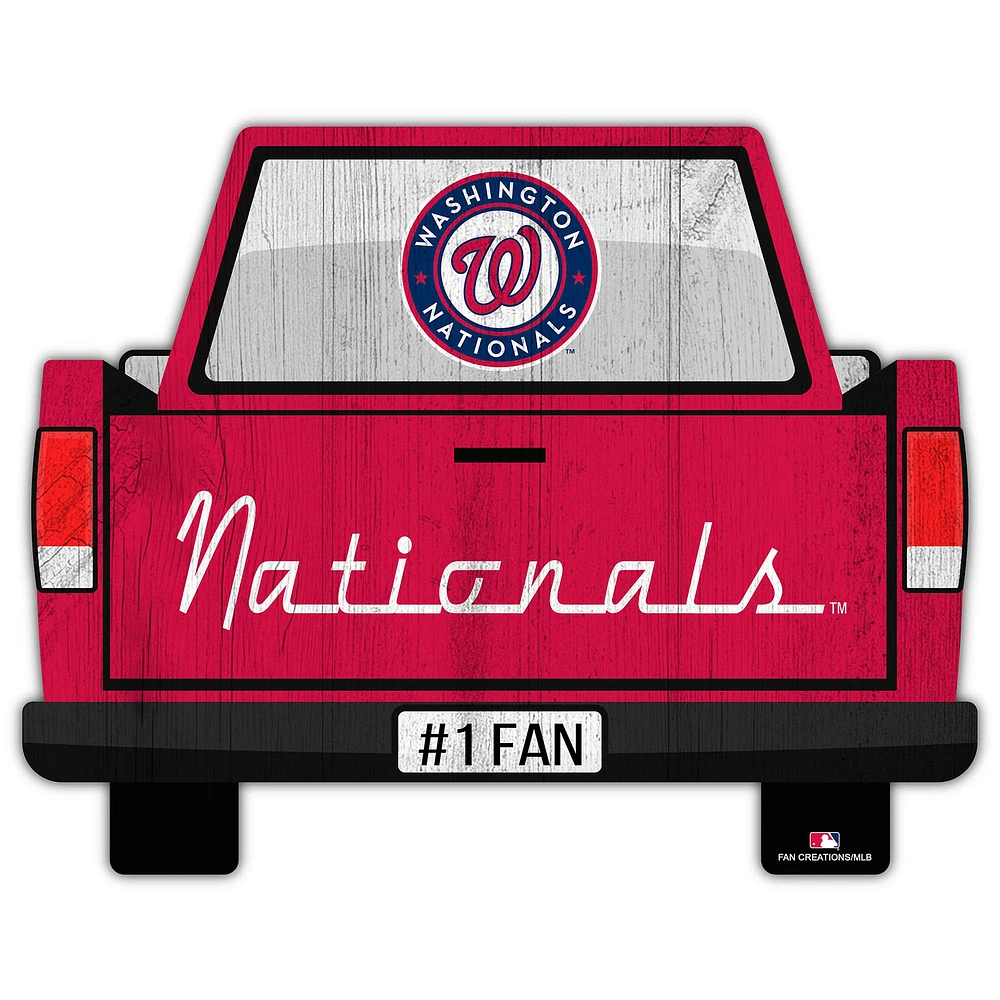 Washington Nationals 12'' x 12'' Truck Back Décor