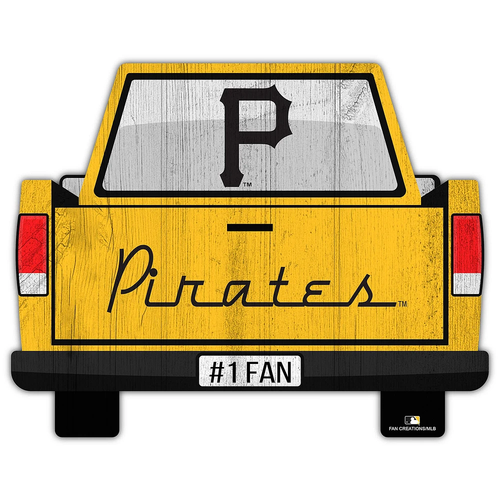 Pittsburgh Pirates 12'' x 12'' Truck Back Décor