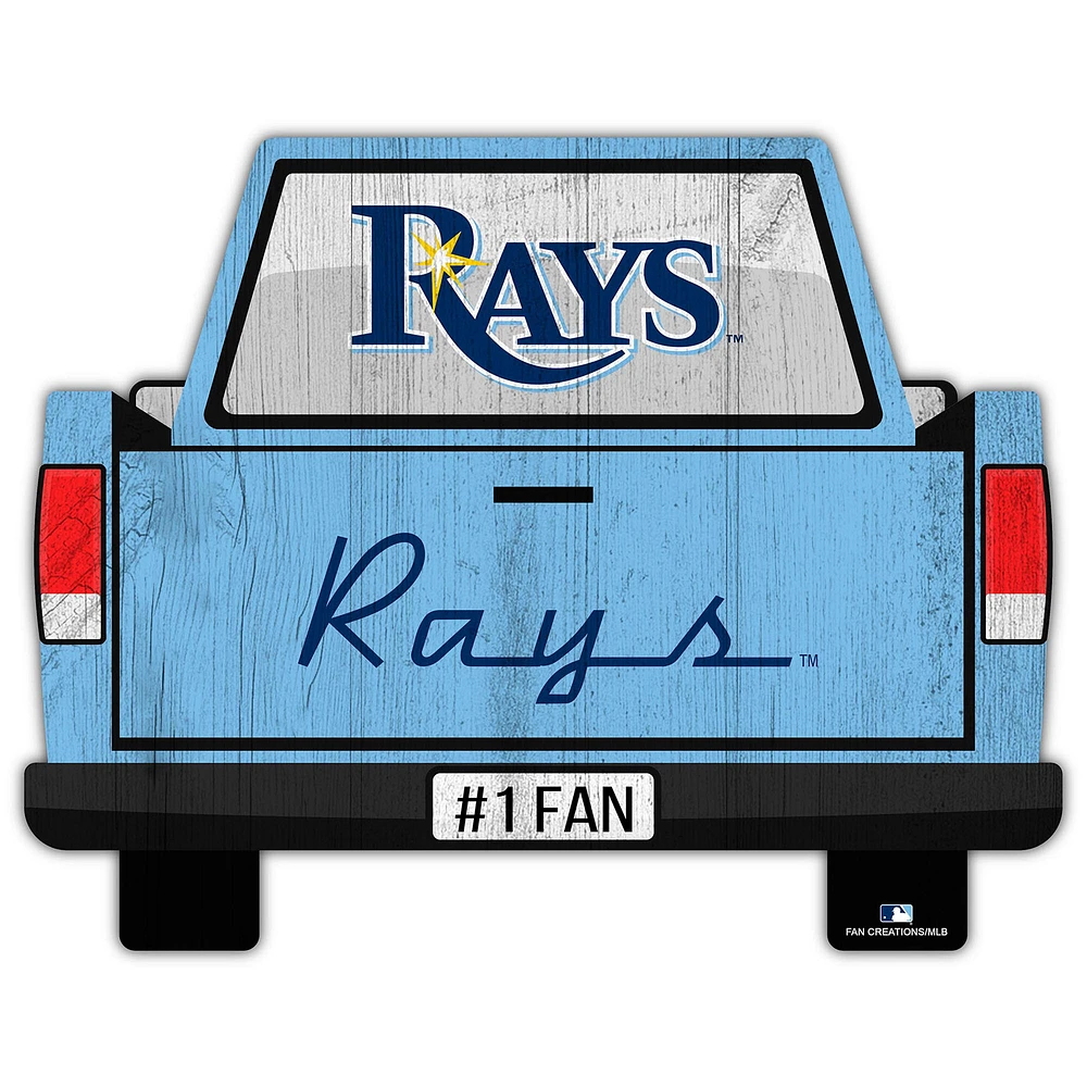 Tampa Bay Rays 12'' x 12'' Truck Back Décor