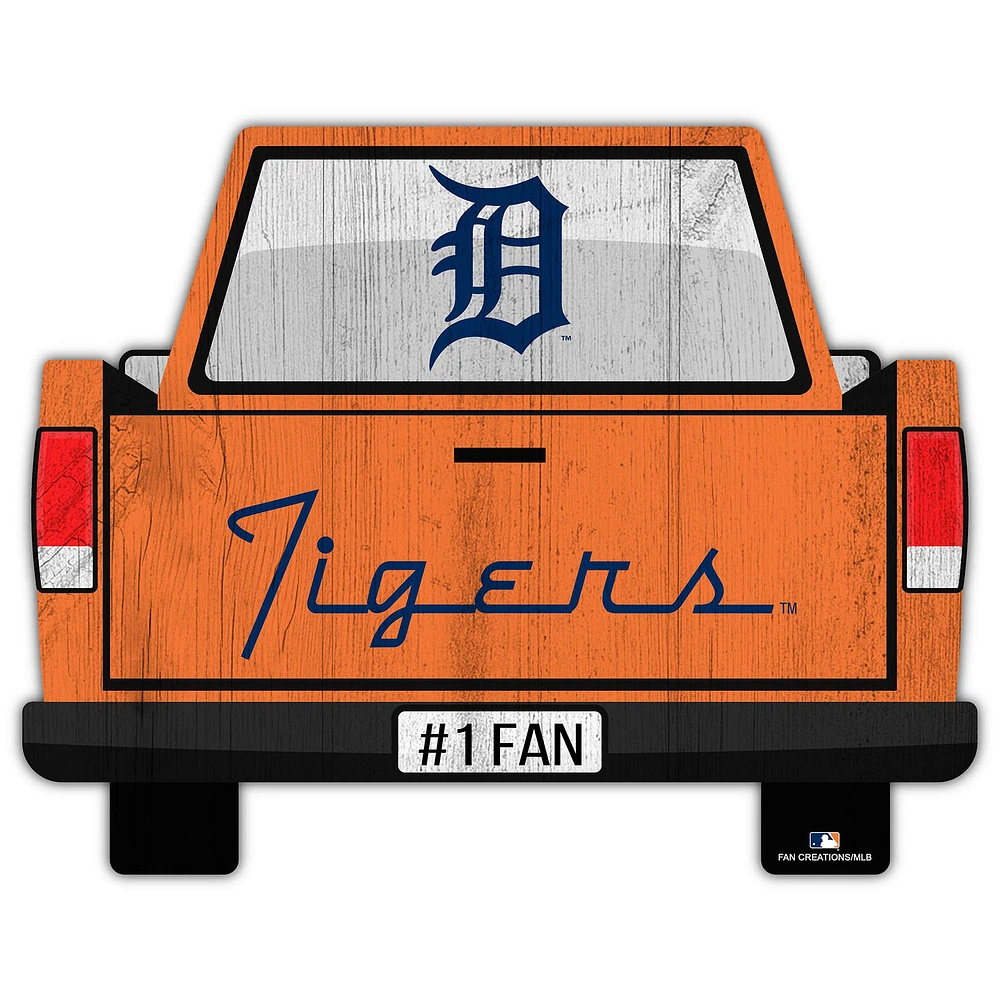 Detroit Tigers 12'' x 12'' Truck Back Décor