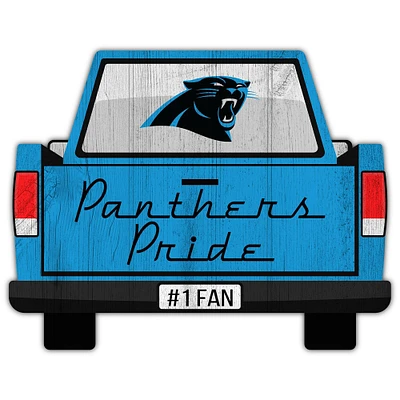 Carolina Panthers 12'' x 12'' Truck Back Décor