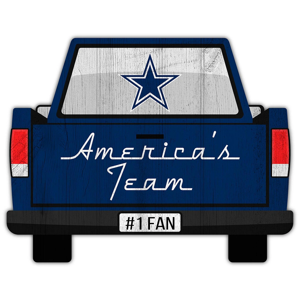Dallas Cowboys 12'' x 12'' Truck Back Décor