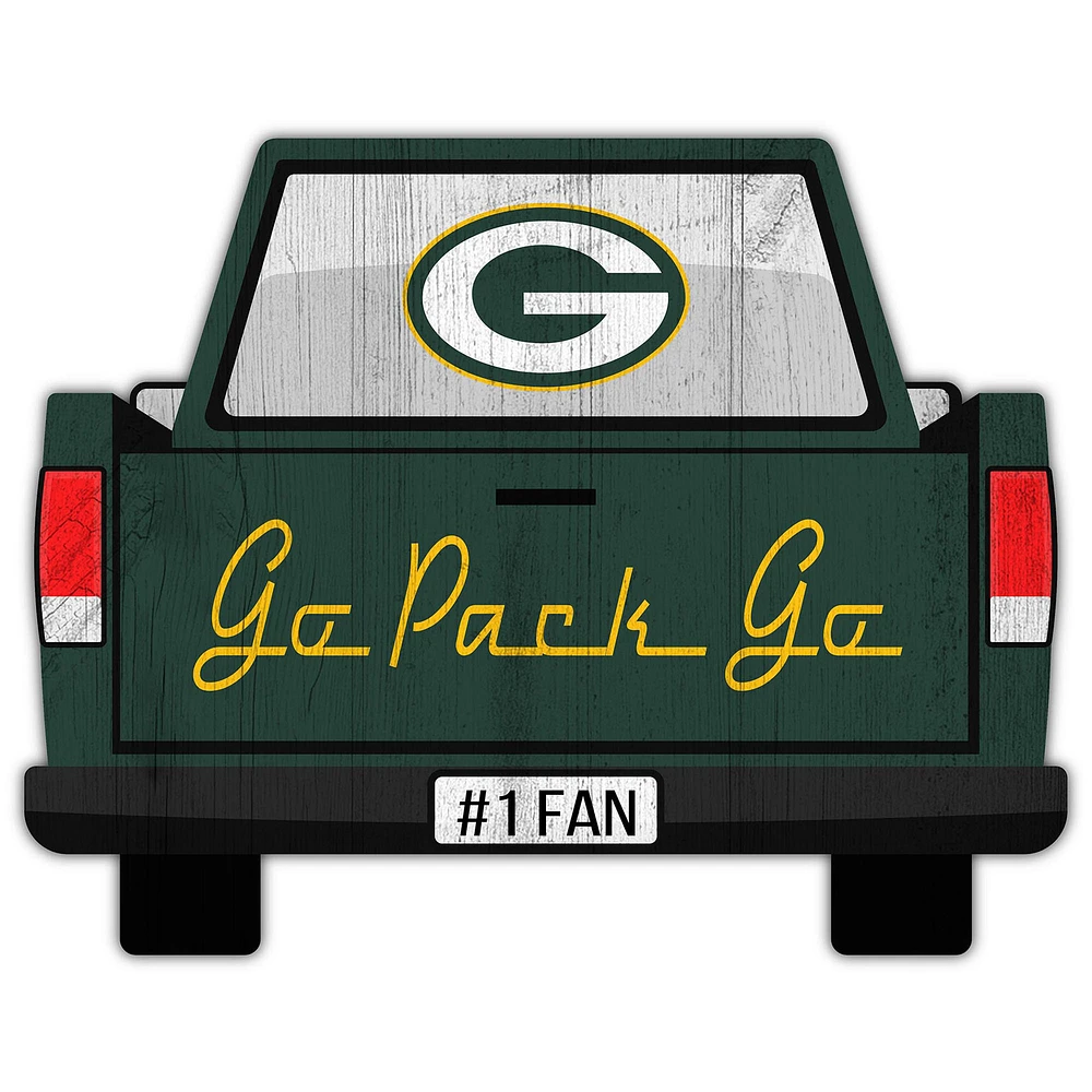 Green Bay Packers 12'' x 12'' Truck Back Décor