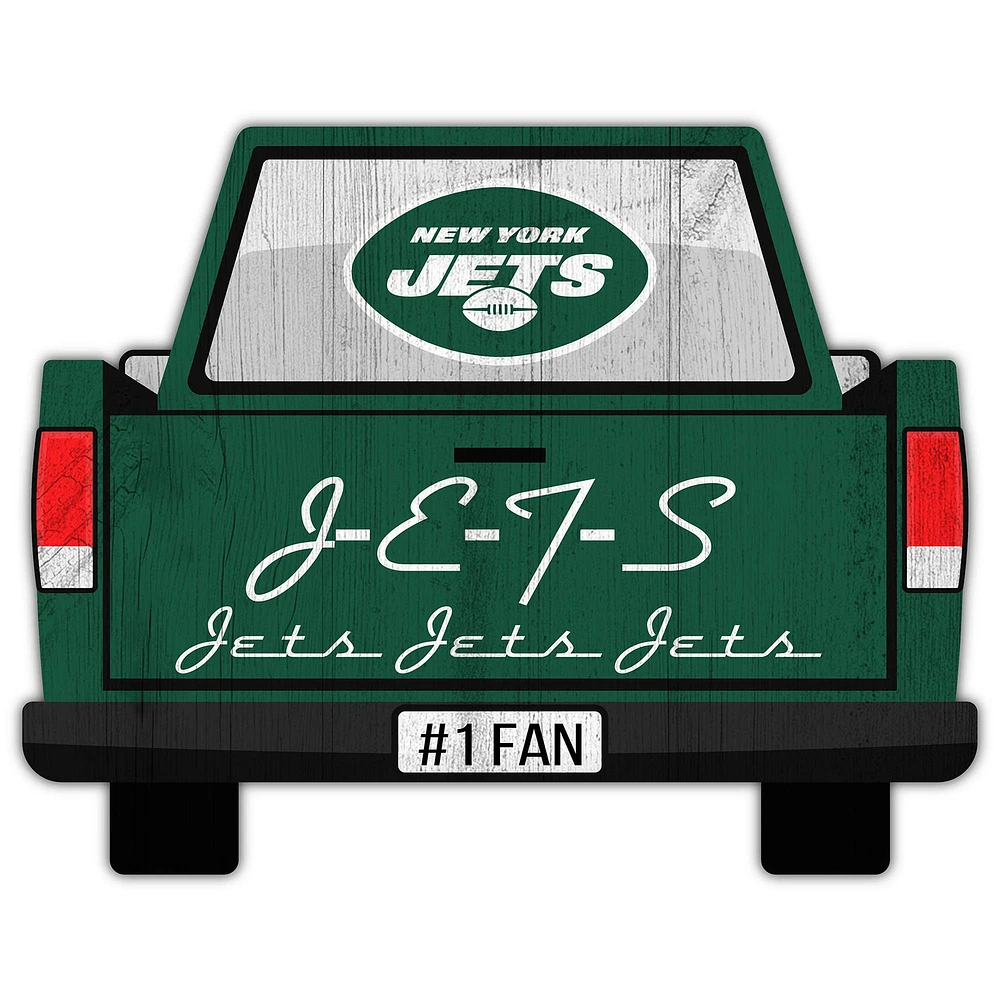 New York Jets 12'' x 12'' Truck Back Décor