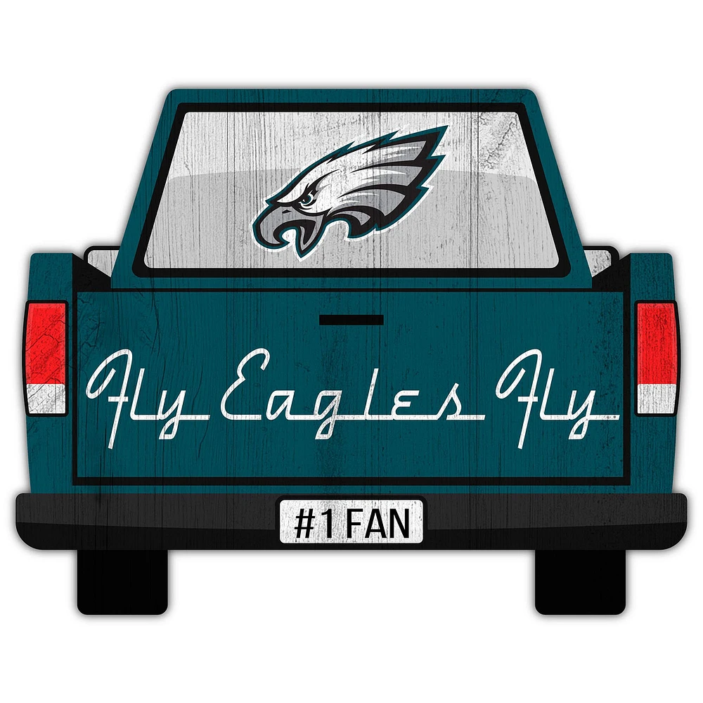 Philadelphia Eagles 12'' x 12'' Truck Back Décor