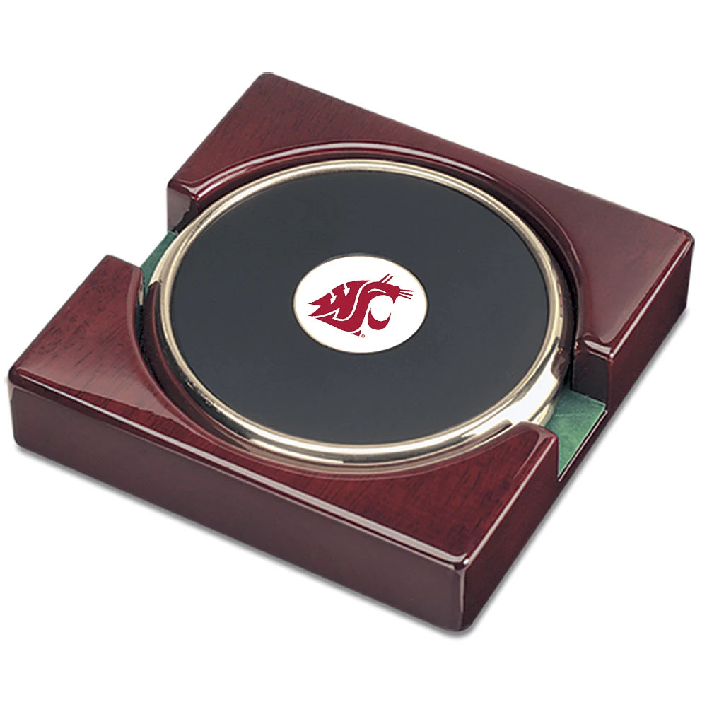 Gold Washington State Cougars Two-Piece Coaster Set