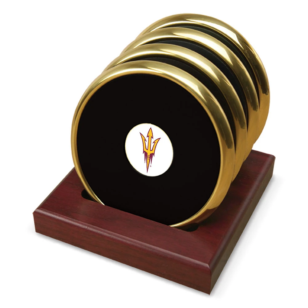 Gold Arizona State Sun Devils Four-Piece Coaster Set